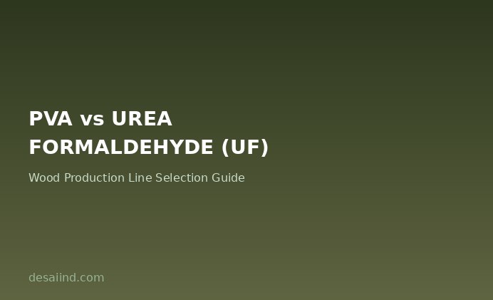 PVA Adhesive vs Urea Formaldehyde (UF) Glue: Which Is Right for Your Wood Production Line?