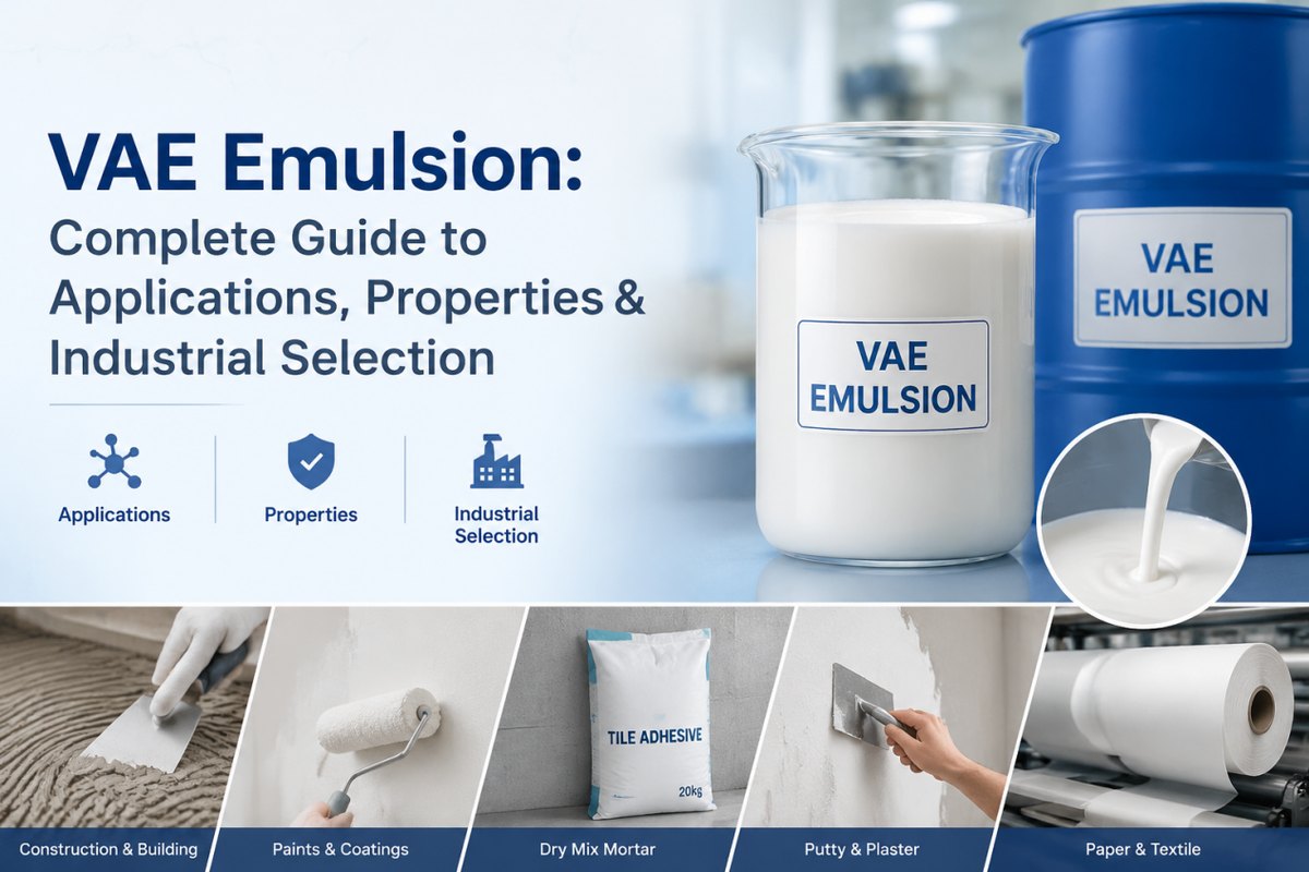 VAE Emulsion vs PVA vs EVA: Properties & Selection Guide (2026)