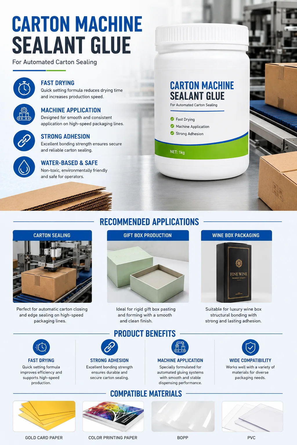 Carton Machine Sealant Glue