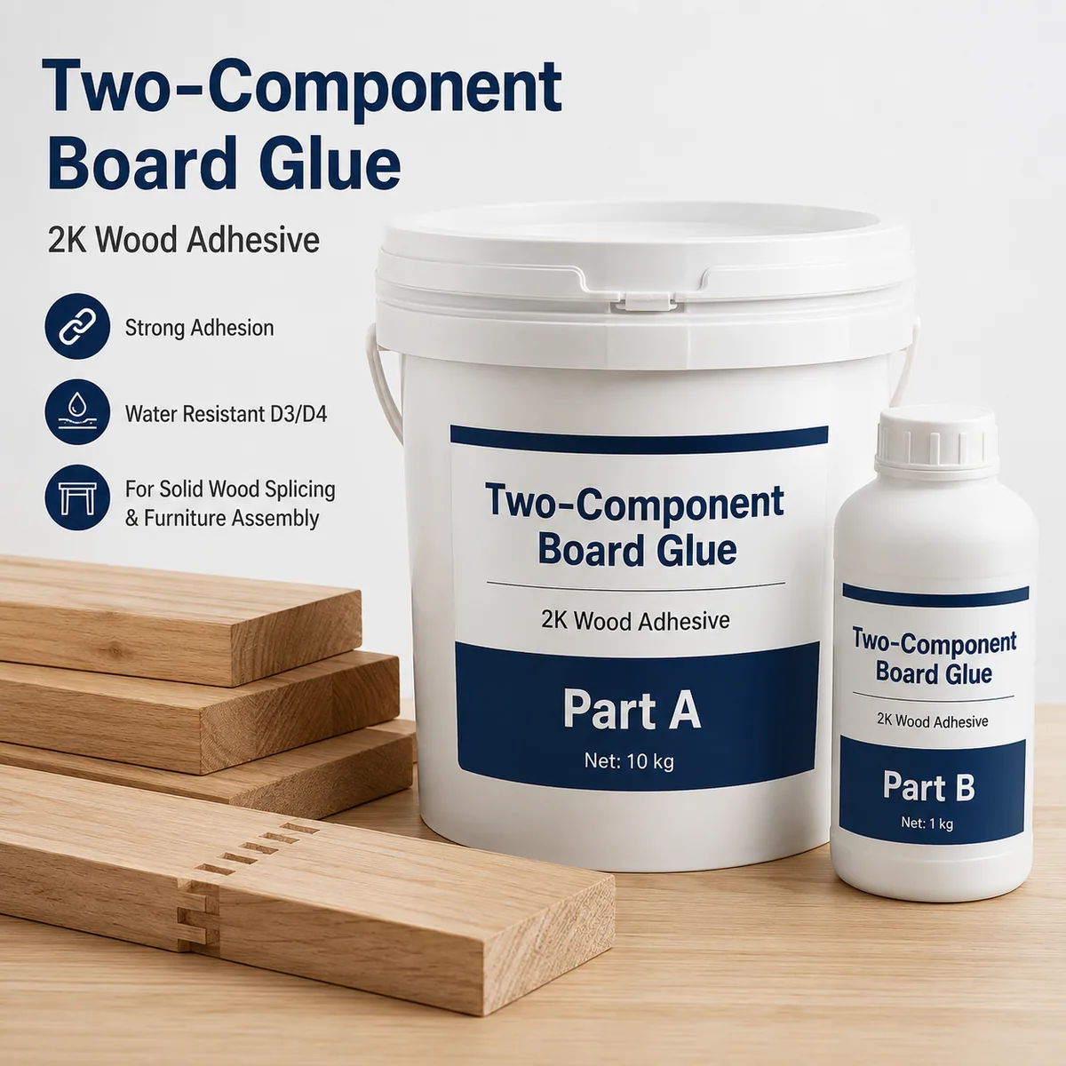 Two-component Wood Splicing Glue