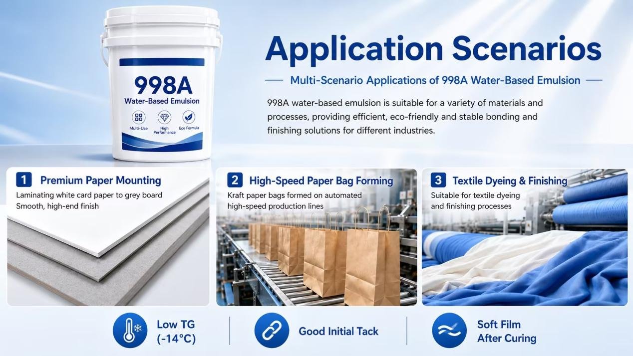 998A Water-Based White Emulsion